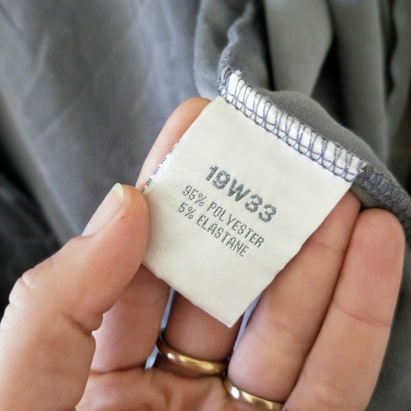 Grey Velvet Cardigan with zipper - Picture 6 of 7